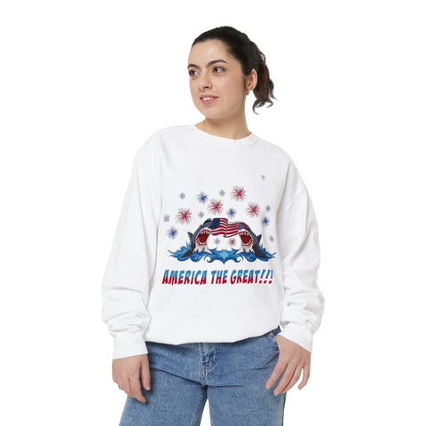 Unisex Garment-Dyed Sweatshirt