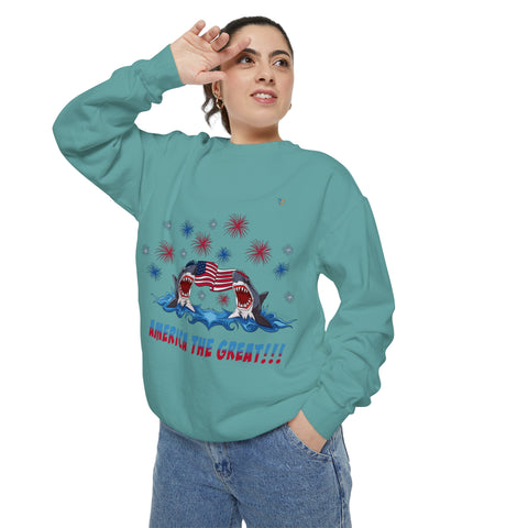 Unisex Garment-Dyed Sweatshirt
