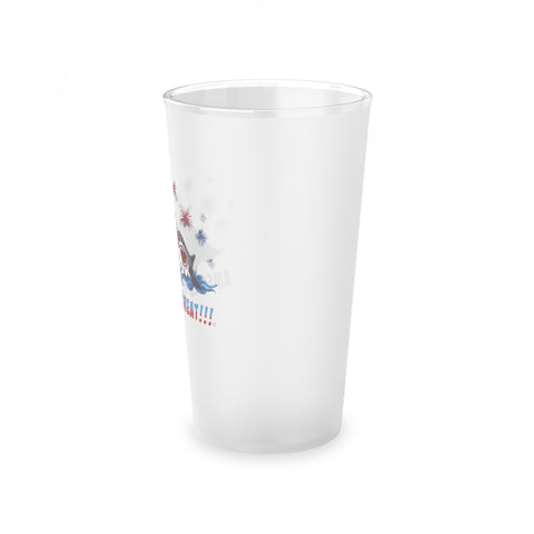 Frosted Pint Glass, 16oz