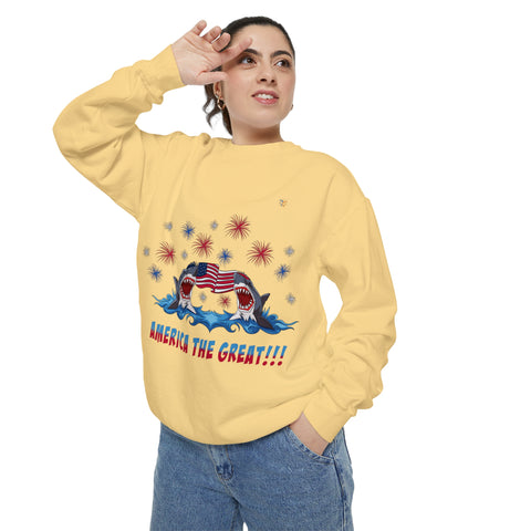 Unisex Garment-Dyed Sweatshirt