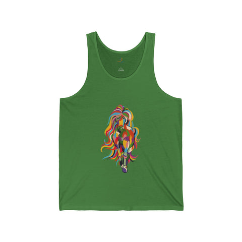 Colorful Horse Unisex Jersey Tank