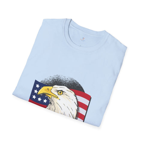 Red White And Blue Unisex Softstyle T-Shirt