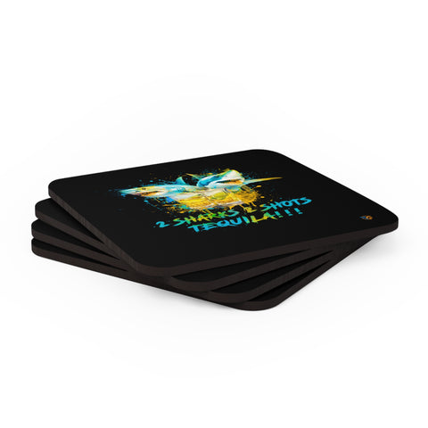 Corkwood Coaster Set