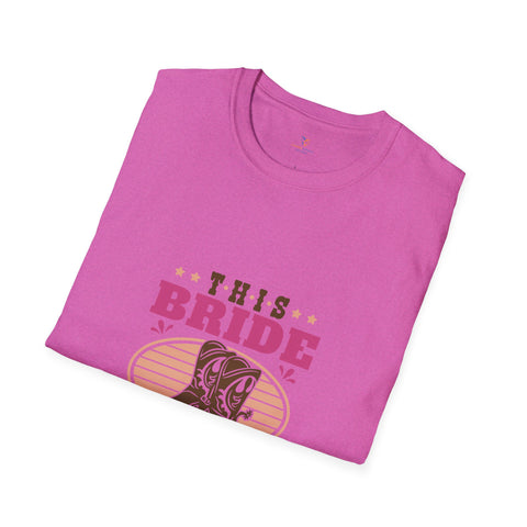 This Bride Wears Boots Unisex Softstyle T-Shirt