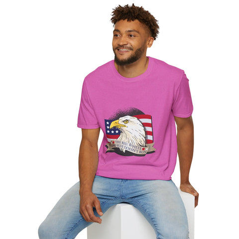 Red White And Blue Unisex Softstyle T-Shirt