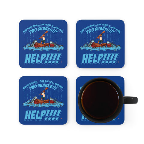 Corkwood Coaster Set