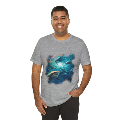 Sea Of Sharks Unisex Jersey Short Sleeve Tee