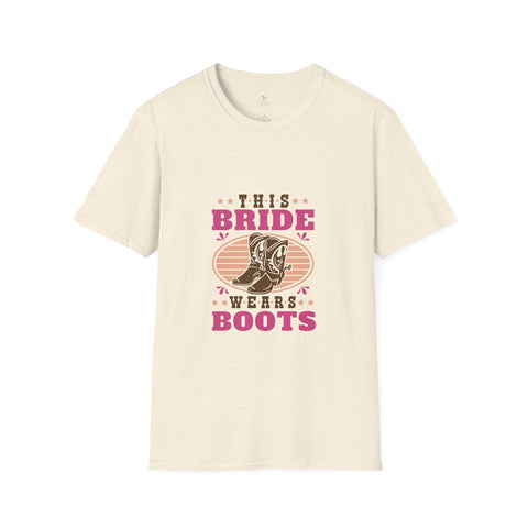 This Bride Wears Boots Unisex Softstyle T-Shirt