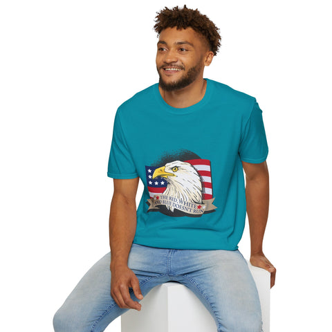 Red White And Blue Unisex Softstyle T-Shirt