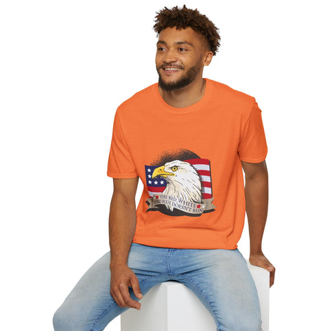 Red White And Blue Unisex Softstyle T-Shirt
