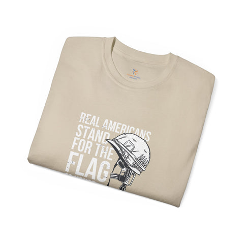 Real Americans Stand For The Flag, Unisex Ultra Cotton Tee