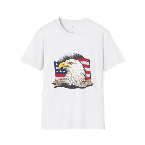 Red White And Blue Unisex Softstyle T-Shirt