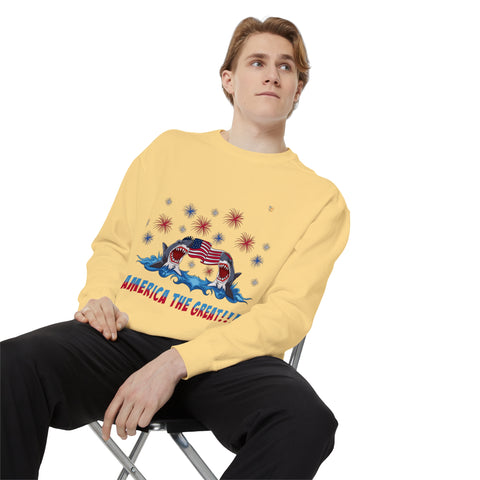 Unisex Garment-Dyed Sweatshirt