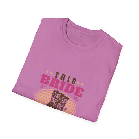 This Bride Wears Boots Unisex Softstyle T-Shirt