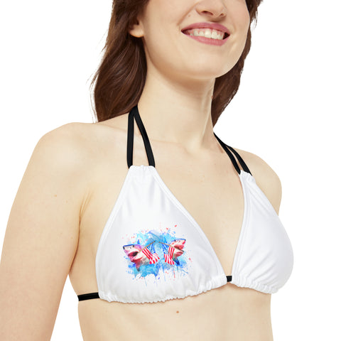 Strappy Bikini Set (AOP)