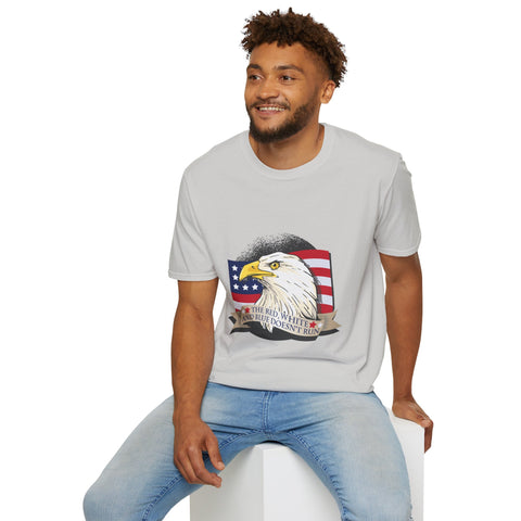 Red White And Blue Unisex Softstyle T-Shirt