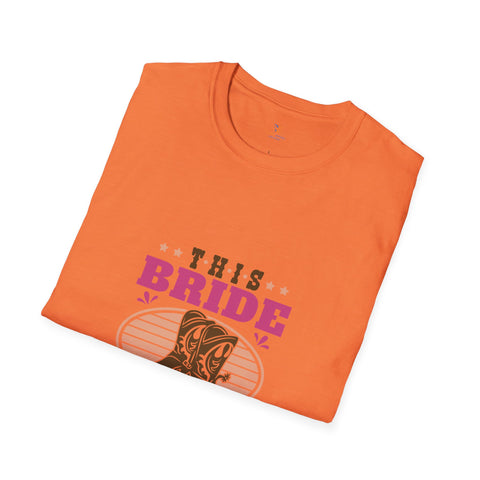 This Bride Wears Boots Unisex Softstyle T-Shirt