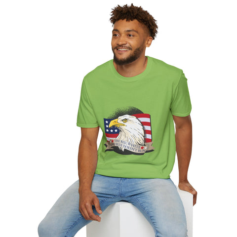 Red White And Blue Unisex Softstyle T-Shirt