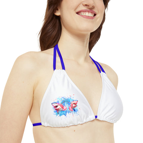 Strappy Bikini Set (AOP)