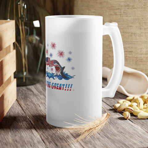 Frosted Glass Beer Mug