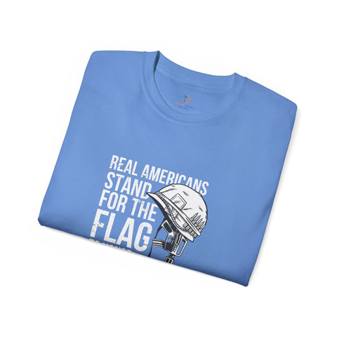 Real Americans Stand For The Flag, Unisex Ultra Cotton Tee
