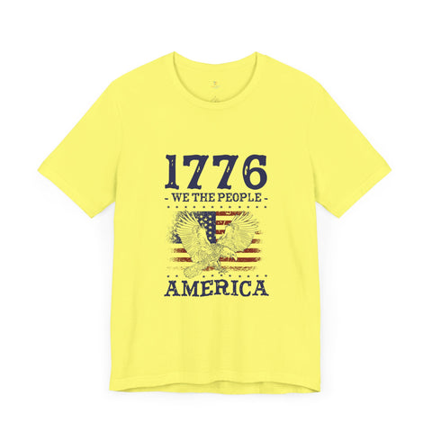 1776 We The People Unisex Jersey Short Sleeve Tee
