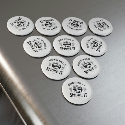 Button Magnet, Round (1 & 10 pcs)