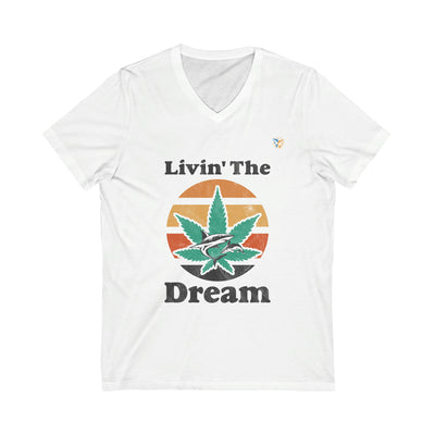 Unisex Jersey Short Sleeve V-Neck Tee